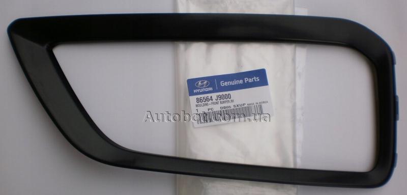 HYUNDAI Kona Рамка під протитуманну фару ПТФ (86564-J9000) Замовити для HYUNDAI Kona Рамка під протитуманну фару ПТФ
